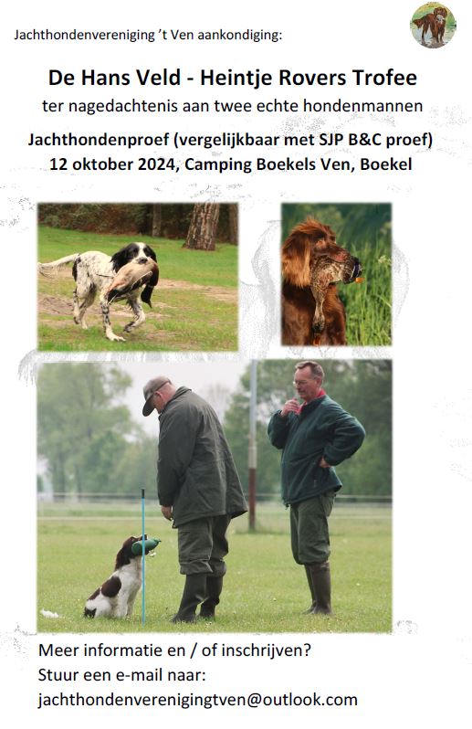 Jachthondenproef in Boekel